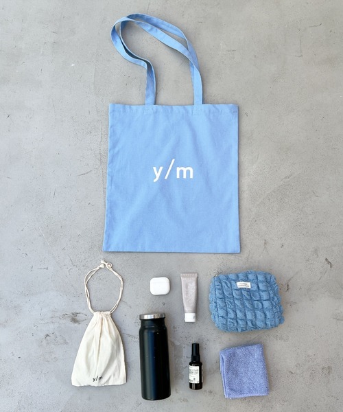 y/m（イム）の「y/mカラートートBAG（トートバッグ・レディース・グレー/オフホワイト/イエロー/ブルー/ブラック/ピンク/レッド・FREE）」の4枚目の写真