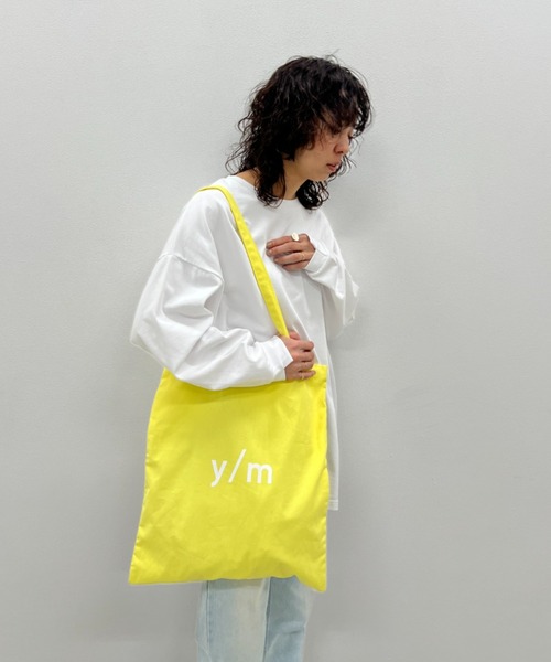 y/m（イム）の「y/mカラートートBAG（トートバッグ・レディース・グレー/オフホワイト/イエロー/ブルー/ブラック/ピンク/レッド・FREE）」の11枚目の写真