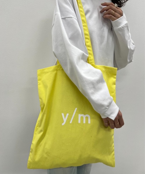 y/m（イム）の「y/mカラートートBAG（トートバッグ・レディース・グレー/オフホワイト/イエロー/ブルー/ブラック/ピンク/レッド・FREE）」の12枚目の写真