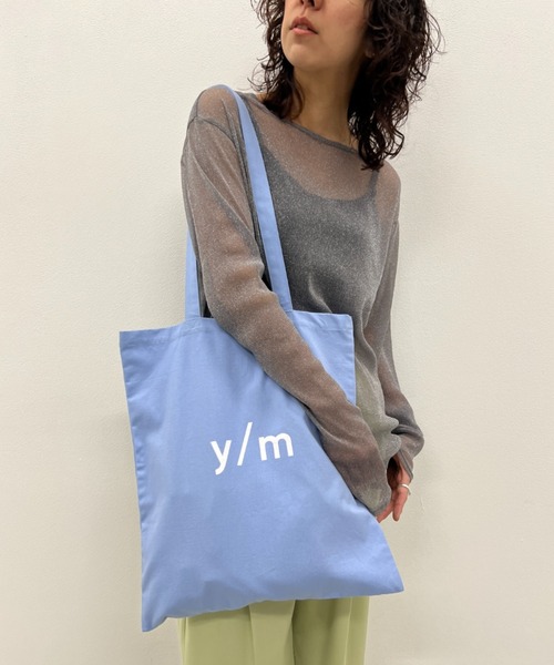 y/m（イム）の「y/mカラートートBAG（トートバッグ・レディース・グレー/オフホワイト/イエロー/ブルー/ブラック/ピンク/レッド・FREE）」の16枚目の写真