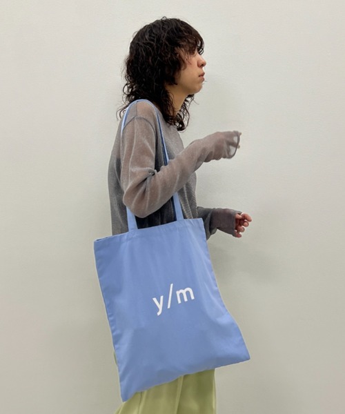 y/m（イム）の「y/mカラートートBAG（トートバッグ・レディース・グレー/オフホワイト/イエロー/ブルー/ブラック/ピンク/レッド・FREE）」の18枚目の写真