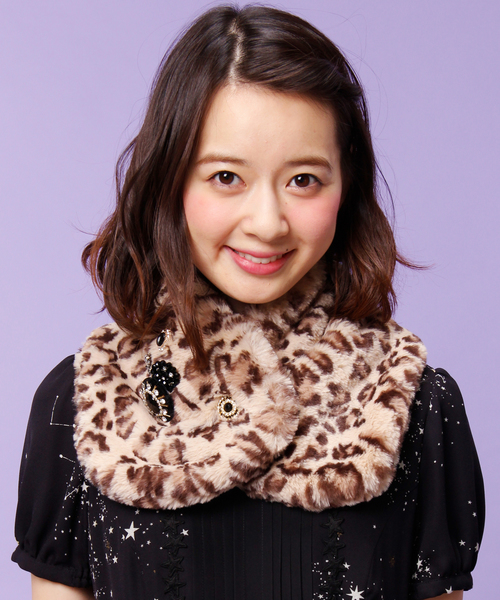 ★ちょんま★新品★ドーリーガールバイアナスイ ティペット ファーマフラー DOLLY GIRL BY ANNA SUI（ドーリーガール バイ アナ スイ）の
