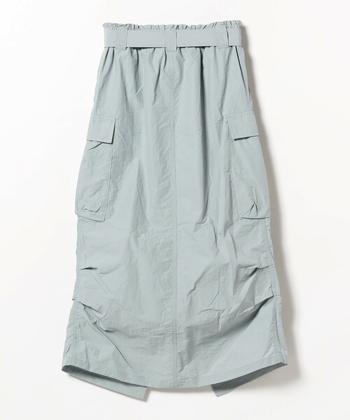 Ray BEAMS(レイビームス)の「Ray BEAMS / サイド ギャザー カーゴ スカート(スカート・レディース・ブラック/サックスブルー・0/1)」の22枚目の写真