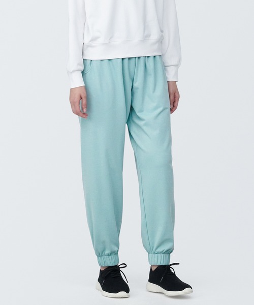 無印良品(ムジルシリョウヒン)の「〔MUJI WALKER〕婦人 UVカット乾きやすいスウェットパンツ(スウェットパンツ・レディース・グレー系/グリーン系2/オフホワイト/ピンク・XL/L/M/S)」の3枚目の写真