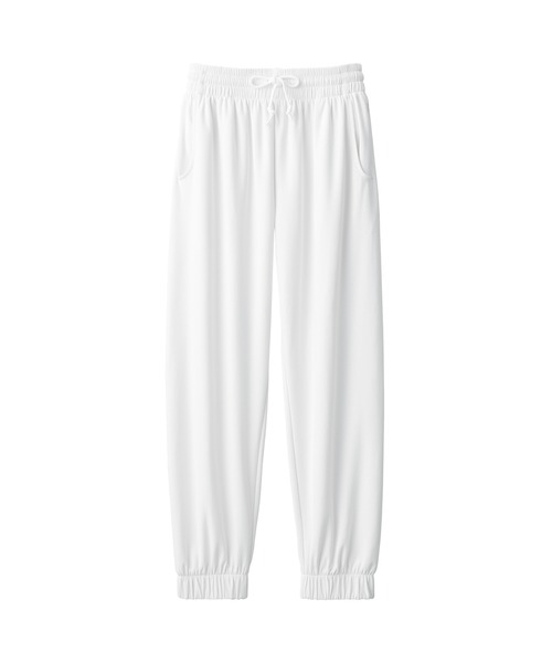無印良品(ムジルシリョウヒン)の「〔MUJI WALKER〕婦人 UVカット乾きやすいスウェットパンツ(スウェットパンツ・レディース・グレー系/グリーン系2/オフホワイト/ピンク・XL/L/M/S)」の12枚目の写真
