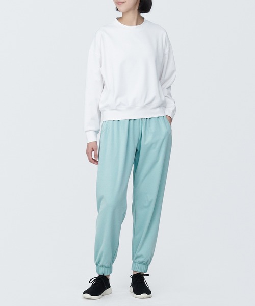 無印良品(ムジルシリョウヒン)の「〔MUJI WALKER〕婦人 UVカット乾きやすいスウェットパンツ(スウェットパンツ・レディース・グレー系/グリーン系2/オフホワイト/ピンク・XL/L/M/S)」の14枚目の写真
