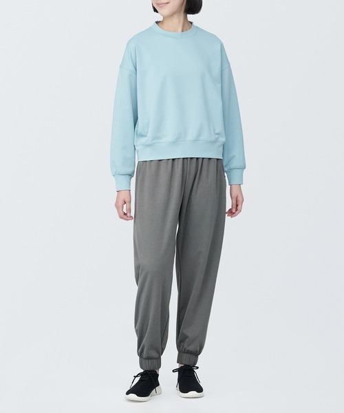 無印良品(ムジルシリョウヒン)の「〔MUJI WALKER〕婦人 UVカット乾きやすいスウェットパンツ(スウェットパンツ・レディース・グレー系/グリーン系2/オフホワイト/ピンク・XL/L/M/S)」の22枚目の写真