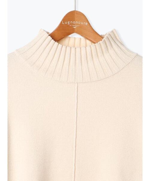Lugnoncure(ルノンキュール)の「ハイネック天竺ニット(ニット/セーター・レディース・オフホワイト/グレー/ブラック・F)」の11枚目の写真