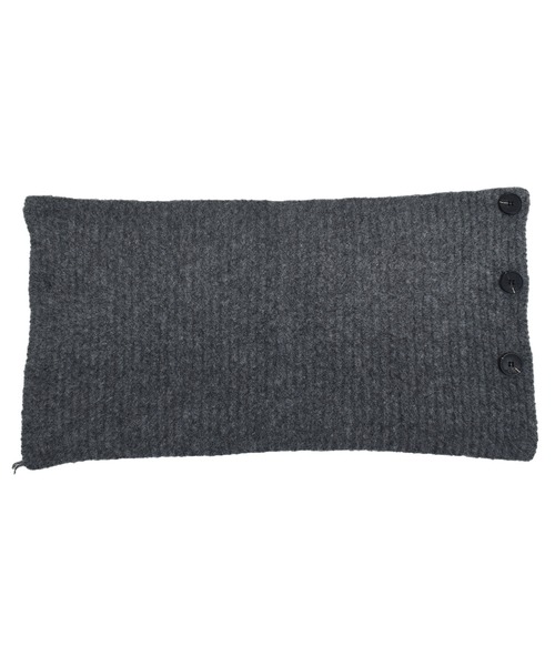 Felt-Maglietta（フェルトマリエッタ）の「ボタン付きネックウォーマー（ネックウォーマー/スヌード・レディース・ブラック/アイボリー/チャコールグレー/グレー・FREE）」の16枚目の写真