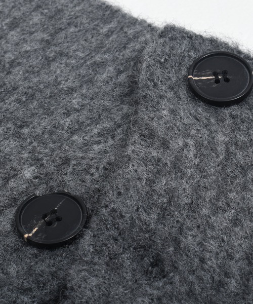 Felt-Maglietta（フェルトマリエッタ）の「ボタン付きネックウォーマー（ネックウォーマー/スヌード・レディース・ブラック/アイボリー/チャコールグレー/グレー・FREE）」の17枚目の写真