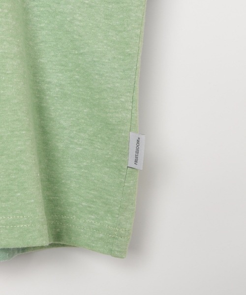FRUIT OF THE LOOM(フルーツオブザルーム)の「【Fruit Of The Loom(フルーツオブザルーム)】リンガーT(KIDS)(Tシャツ/カットソー・キッズ・パープル/グリーン/アイボリー・110cm/120cm/130cm/140cm)」の15枚目の写真