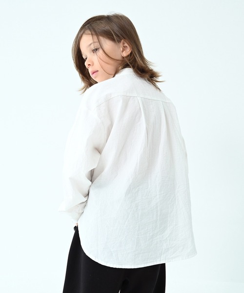 GENERATOR（ジェネレーター）の「GENERATOR/ジェネレーター バンドカラーシャツ（シャツ/ブラウス・キッズ・ホワイト・120cm/130cm/140cm/150cm/160cm）」の8枚目の写真