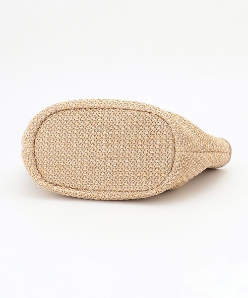 ANY SIS（エニィスィス）の「スカーフ付パイピングカゴ バッグ（かごバッグ・レディース・黄土色系/ベージュ系・2）」の8枚目の写真