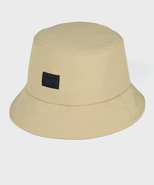 Paul Smith(ポールスミス)の「ウィメンズ ワンポイントロゴ バケットハット / 145625 HATWR(ハット・レディース・ブラック/ベージュ・FREE)」の1枚目の写真