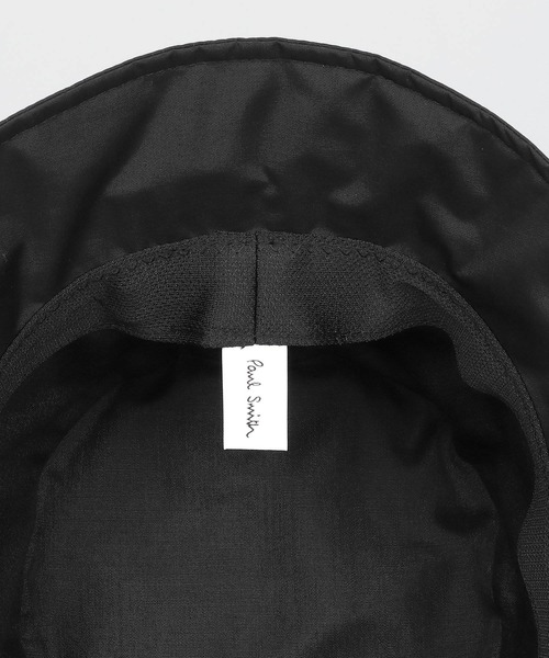 Paul Smith(ポールスミス)の「ウィメンズ ワンポイントロゴ バケットハット / 145625 HATWR(ハット・レディース・ブラック/ベージュ・FREE)」の4枚目の写真