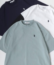U.S. POLO ASSN./ユーエスポロアッスン ワンポイント刺繍 ビッグシルエット 半袖Tシャツ レディース メンズ