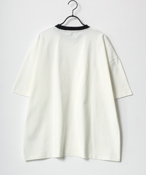 U.S. POLO ASSN.(ユーエスポロアッスン)の「U.S. POLO ASSN./ユーエスポロアッスン ワンポイント刺繍 ビッグシルエット 半袖Tシャツ レディース メンズ(Tシャツ/カットソー・メンズ・ホワイト/ブラック/サックスブルー/ネイビー/オレンジ/ホワイト系その他/アイボリー・S/M/L/XL)」の15枚目の写真