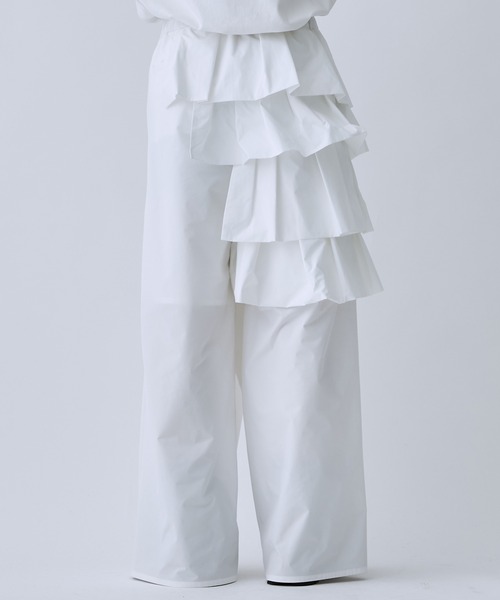 【TAAKK/ターク】FRILL PANTS