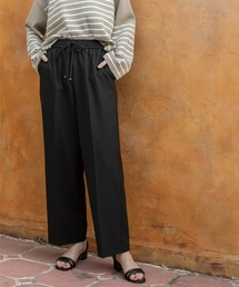 OPAQUE.CLIP | ≪SS-LLsize≫ 美脚ツイルワイドパンツ【洗濯機洗い可】(その他パンツ)