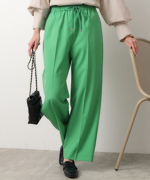 OPAQUE.CLIP（オペークドットクリップ）の「◆≪SS-LLsize≫ 美脚ツイルワイドパンツ【洗濯機洗い可】（その他パンツ・レディース・ベージュ/グリーン/ブラック・34/36/38/40/42）」の22枚目の写真