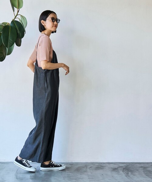 coen(コーエン)の「ライトデニムキャミサロペット(サロペット/オーバーオール・レディース・ライトブルー/ブラック/コバルトブルー・M/L)」の14枚目の写真