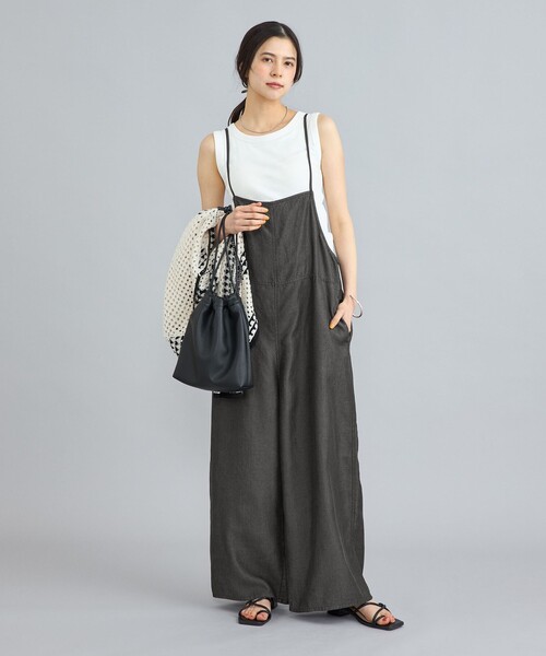 coen(コーエン)の「ライトデニムキャミサロペット(サロペット/オーバーオール・レディース・ライトブルー/ブラック/コバルトブルー・M/L)」の16枚目の写真