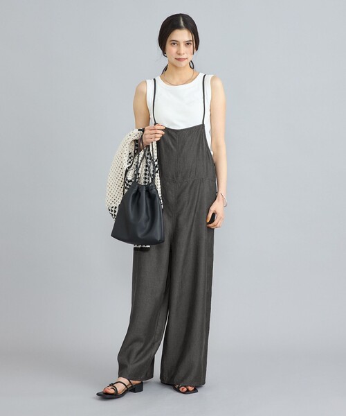 coen(コーエン)の「ライトデニムキャミサロペット(サロペット/オーバーオール・レディース・ライトブルー/ブラック/コバルトブルー・M/L)」の17枚目の写真