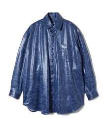 Vegan-Leather Large Shirts