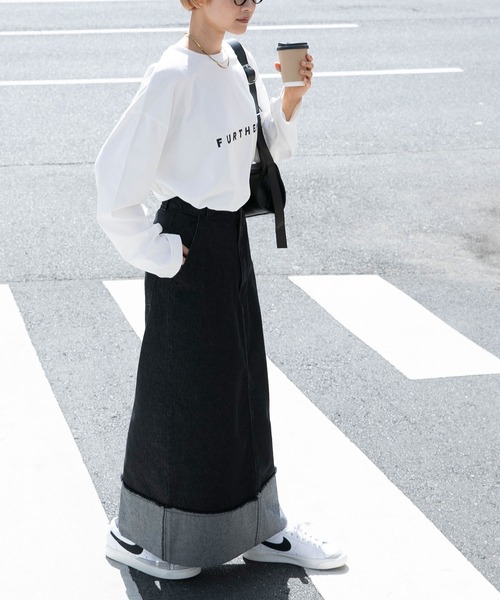 forksy.(フォルクシー)の「デニムスカート(デニムスカート・レディース・ブルー・M)」の11枚目の写真
