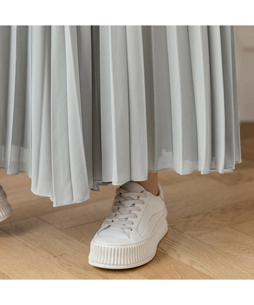 Miniministore(ミニミニストア)の「プリーツガウチョパンツ 韓国 スカーチョ(その他パンツ・レディース・パープル/ブラック/ブルーグレー/グレー/スモークピンク・FREE)」の16枚目の写真