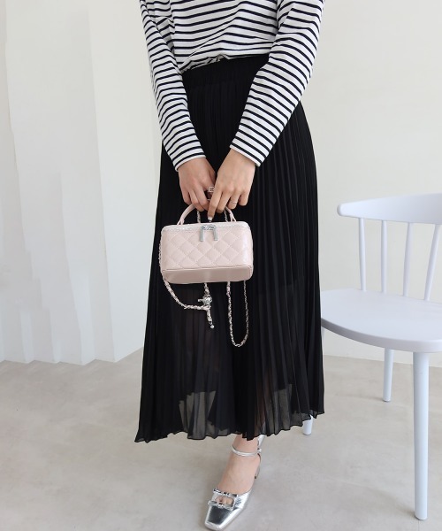 Miniministore(ミニミニストア)の「プリーツガウチョパンツ 韓国 スカーチョ(その他パンツ・レディース・パープル/ブラック/ブルーグレー/グレー/スモークピンク・FREE)」の22枚目の写真