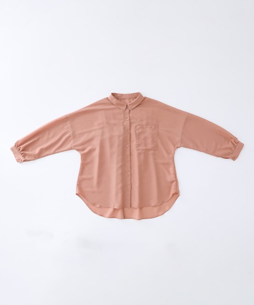 n'OrLABEL(ノアールレーベル)の「【機能素材】『イージーケアバックギャザーシャツ』(シャツ/ブラウス・レディース・ネイビー/コーラル/グレイッシュブルー/グレイッシュベージュ・FREE)」の18枚目の写真