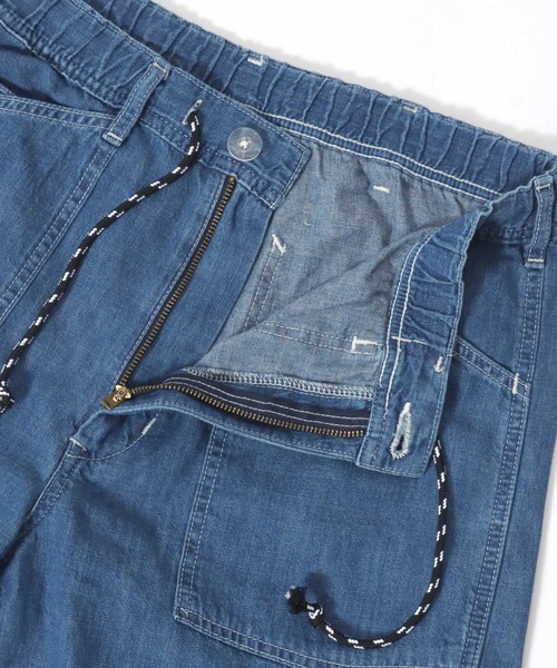 Lee(リー)の「Lee/リー BAKER EASY PANTS/ベーカーイージーパンツ/デニム シーチング ルーズテーパードパンツ/レディース メンズ(デニムパンツ・メンズ・インディゴブルー/ベージュ/オリーブ/ブラック/ワンウォッシュ/ブラック系その他・M/XL/L)」の19枚目の写真