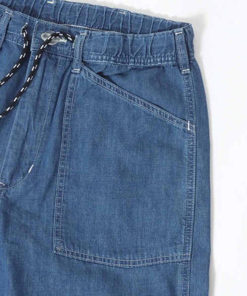 Lee(リー)の「Lee/リー BAKER EASY PANTS/ベーカーイージーパンツ/デニム シーチング ルーズテーパードパンツ/レディース メンズ(デニムパンツ・メンズ・インディゴブルー/ベージュ/オリーブ/ブラック/ワンウォッシュ/ブラック系その他・M/XL/L)」の8枚目の写真