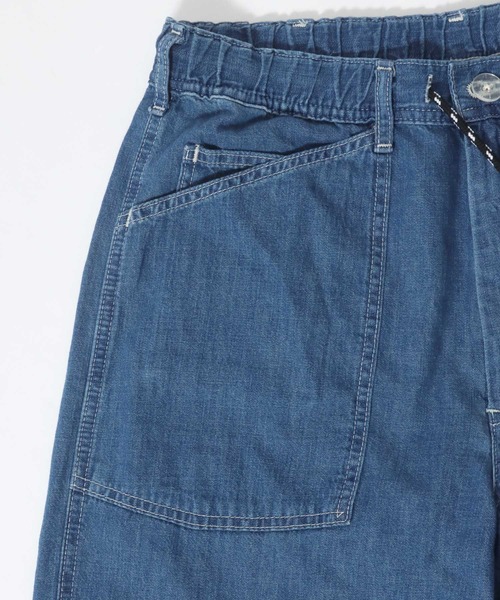 Lee(リー)の「Lee/リー BAKER EASY PANTS/ベーカーイージーパンツ/デニム シーチング ルーズテーパードパンツ/レディース メンズ(デニムパンツ・メンズ・インディゴブルー/ベージュ/オリーブ/ブラック/ワンウォッシュ/ブラック系その他・M/XL/L)」の9枚目の写真