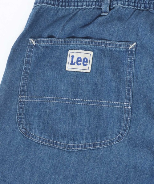 Lee(リー)の「Lee/リー BAKER EASY PANTS/ベーカーイージーパンツ/デニム シーチング ルーズテーパードパンツ/レディース メンズ(デニムパンツ・メンズ・インディゴブルー/ベージュ/オリーブ/ブラック/ワンウォッシュ/ブラック系その他・M/XL/L)」の12枚目の写真