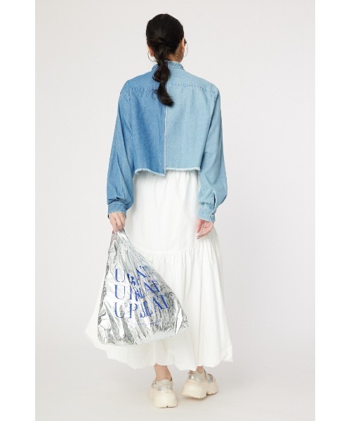 RODEO CROWNS WIDE BOWL（ロデオクラウンズワイドボウル）の「リボンクロップドシャツ（シャツ/ブラウス・レディース・ライトイエロー/ブルー/ホワイト系その他・FREE）」の18枚目の写真