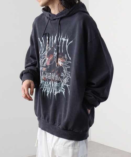 hellstar パーカー ブラック 裏起毛 HELLSTAR SPORTS フーディー Red TIE DYE SKULL ○関送無料