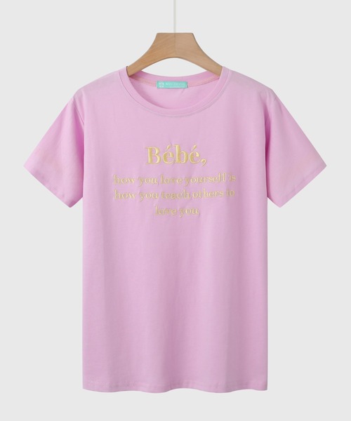 PIN(ピン)の「BEBE,TEE(Tシャツ/カットソー・レディース・グレー/ネイビー/ホワイト/ブラック/ラベンダー・FREE)」の22枚目の写真