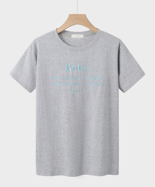 PIN(ピン)の「BEBE,TEE(Tシャツ/カットソー・レディース・グレー/ネイビー/ホワイト/ブラック/ラベンダー・FREE)」の21枚目の写真