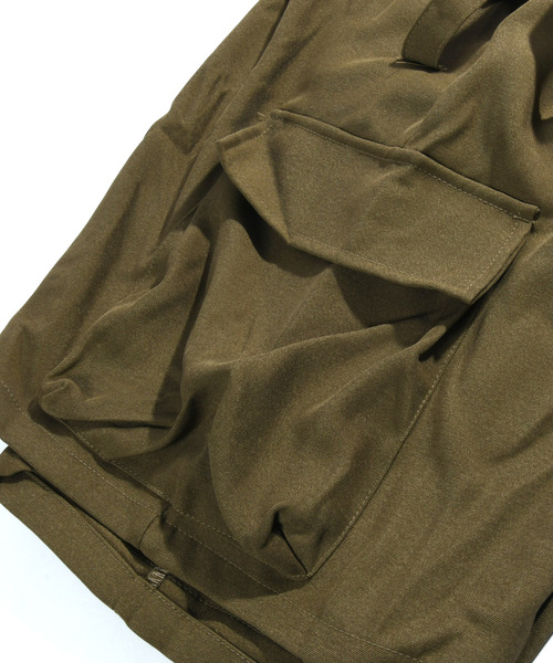 neos（ネオス）の「【neos】ルーズシルエット フラップポケット カーゴ ハーフ ワイド パンツ（カーゴパンツ・メンズ・ブラック/カーキブラウン/チャコールグレー・MEDIUM/LARGE/X-LARGE）」の12枚目の写真
