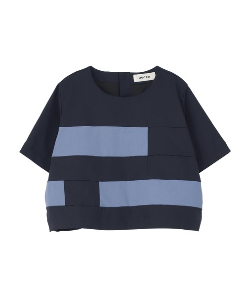 タグ付新品　ZUCCa ズッカ ハンドカットギャザーフリンジ ブラウス　シャツ ZUCCa（ズッカ）の「キュプラサテン/シャツ（シャツ/ブラウス