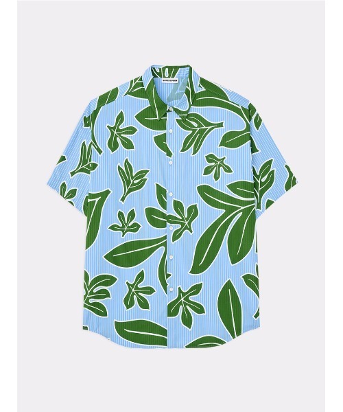 SOFTHYPHEN（ソフトハイフン）の「MONSTERA PATTERNED S/S OVER SIZED