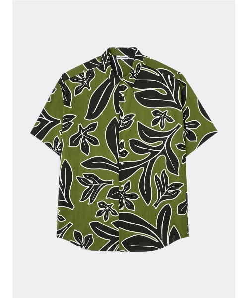 SOFTHYPHEN（ソフトハイフン）の「MONSTERA PATTERNED S/S OVER SIZED