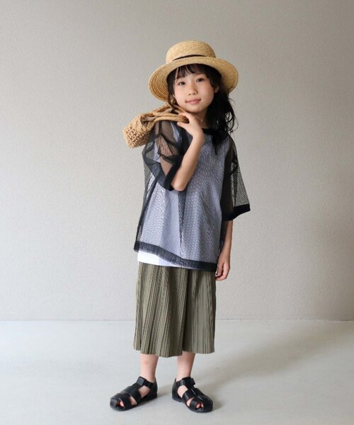 セール】□【KIDS】シアーオーガンジーTee（Tシャツ/カットソー