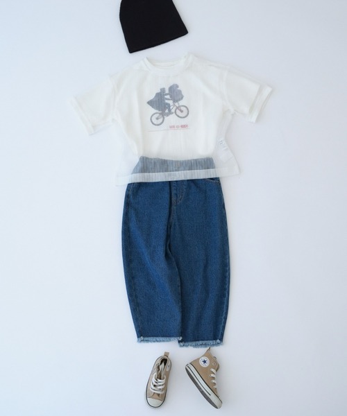 セール】□【KIDS】シアーオーガンジーTee（Tシャツ/カットソー