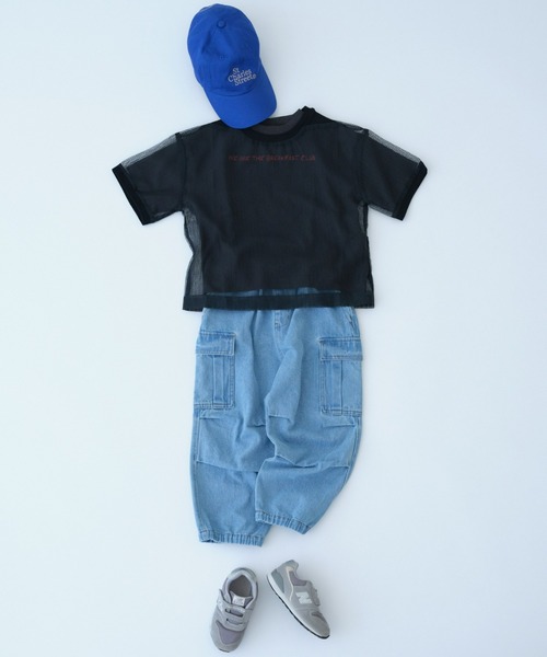 CIAOPANIC TYPY(チャオパニックティピー)の「■【KIDS】シアーオーガンジーTee(Tシャツ/カットソー・キッズ・ホワイト/ブラック・SMALL/MEDIUM/LARGE/X-LARGE/XX-LARGE)」の7枚目の写真