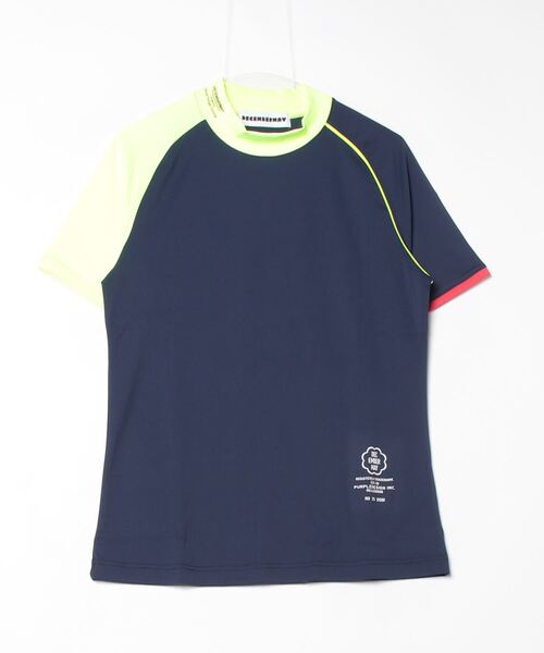 DECEMBERMAY(ディセンバーメイ)の「ECOARCH sportyful Mocknec(ポロシャツ・メンズ・オレンジ/ホワイト/ブラック/ネイビー・MEDIUM/LARGE)」の4枚目の写真