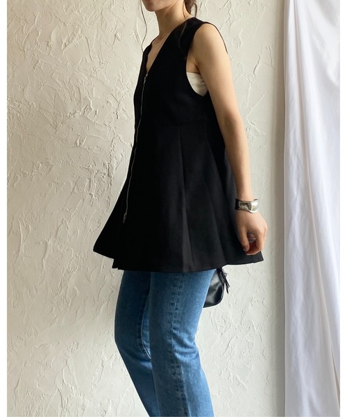 VALENTINO Vネック ペプラム デニム ドレス 0400021565432_DENIM?wid=830&