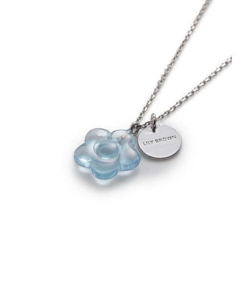 LILY BROWN（リリーブラウン）の「【LILY BROWN×MARY QUANT】デイジークリアネックレス（ネックレス・レディース・クリア/ライトブルー/グリーン・FREE）」の8枚目の写真